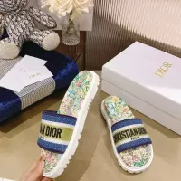 Cheap Christian Dior Slippers For Women #1371684 Replica Wholesale [$80.00 USD] [ITEM#1371684] on Replica Christian Dior Slippers