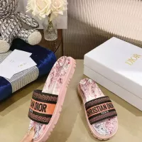 Cheap Christian Dior Slippers For Women #1371685 Replica Wholesale [$80.00 USD] [ITEM#1371685] on Replica Christian Dior Slippers