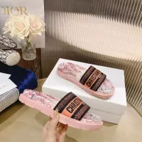 Cheap Christian Dior Slippers For Women #1371685 Replica Wholesale [$80.00 USD] [ITEM#1371685] on Replica Christian Dior Slippers
