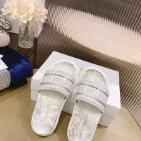 Cheap Christian Dior Slippers For Women #1371688 Replica Wholesale [$80.00 USD] [ITEM#1371688] on Replica Christian Dior Slippers