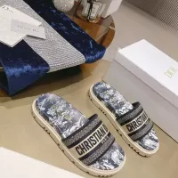 Cheap Christian Dior Slippers For Women #1371690 Replica Wholesale [$80.00 USD] [ITEM#1371690] on Replica Christian Dior Slippers