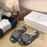 Cheap Christian Dior Slippers For Women #1371691 Replica Wholesale [$80.00 USD] [ITEM#1371691] on Replica Christian Dior Slippers