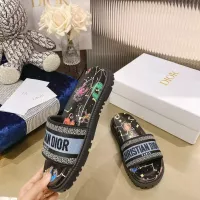 Cheap Christian Dior Slippers For Women #1371691 Replica Wholesale [$80.00 USD] [ITEM#1371691] on Replica Christian Dior Slippers