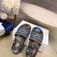 Cheap Christian Dior Slippers For Women #1371691 Replica Wholesale [$80.00 USD] [ITEM#1371691] on Replica Christian Dior Slippers