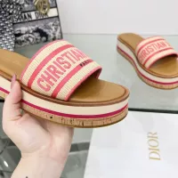 Cheap Christian Dior Slippers For Women #1371700 Replica Wholesale [$100.00 USD] [ITEM#1371700] on Replica Christian Dior Slippers