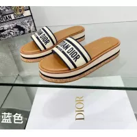 Cheap Christian Dior Slippers For Women #1371708 Replica Wholesale [$100.00 USD] [ITEM#1371708] on Replica Christian Dior Slippers