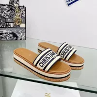 Cheap Christian Dior Slippers For Women #1371708 Replica Wholesale [$100.00 USD] [ITEM#1371708] on Replica Christian Dior Slippers