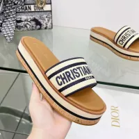 Cheap Christian Dior Slippers For Women #1371708 Replica Wholesale [$100.00 USD] [ITEM#1371708] on Replica Christian Dior Slippers