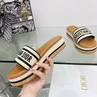Cheap Christian Dior Slippers For Women #1371709 Replica Wholesale [$100.00 USD] [ITEM#1371709] on Replica Christian Dior Slippers
