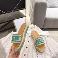 Cheap Christian Dior Slippers For Women #1371719 Replica Wholesale [$100.00 USD] [ITEM#1371719] on Replica Christian Dior Slippers