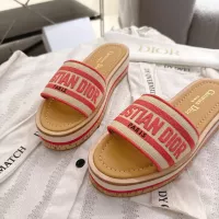 Cheap Christian Dior Slippers For Women #1371720 Replica Wholesale [$100.00 USD] [ITEM#1371720] on Replica Christian Dior Slippers