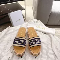 Cheap Christian Dior Slippers For Women #1371721 Replica Wholesale [$100.00 USD] [ITEM#1371721] on Replica Christian Dior Slippers