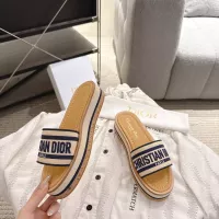 Cheap Christian Dior Slippers For Women #1371721 Replica Wholesale [$100.00 USD] [ITEM#1371721] on Replica Christian Dior Slippers