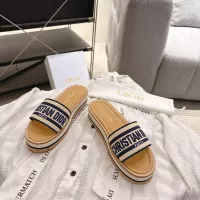 Cheap Christian Dior Slippers For Women #1371721 Replica Wholesale [$100.00 USD] [ITEM#1371721] on Replica Christian Dior Slippers
