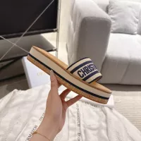 Cheap Christian Dior Slippers For Women #1371721 Replica Wholesale [$100.00 USD] [ITEM#1371721] on Replica Christian Dior Slippers