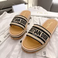 Cheap Christian Dior Slippers For Women #1371722 Replica Wholesale [$100.00 USD] [ITEM#1371722] on Replica Christian Dior Slippers