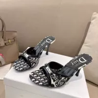 Cheap Christian Dior Slippers For Women #1371754 Replica Wholesale [$102.00 USD] [ITEM#1371754] on Replica Christian Dior Slippers