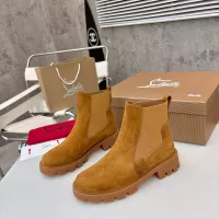 Cheap Christian Louboutin Boots For Women #1371755 Replica Wholesale [$108.00 USD] [ITEM#1371755] on Replica Christian Louboutin Boots