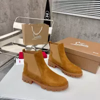 Cheap Christian Louboutin Boots For Women #1371755 Replica Wholesale [$108.00 USD] [ITEM#1371755] on Replica Christian Louboutin Boots