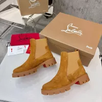 Cheap Christian Louboutin Boots For Women #1371755 Replica Wholesale [$108.00 USD] [ITEM#1371755] on Replica Christian Louboutin Boots