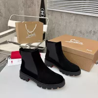 Cheap Christian Louboutin Boots For Women #1371757 Replica Wholesale [$108.00 USD] [ITEM#1371757] on Replica Christian Louboutin Boots