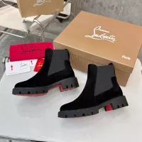 Cheap Christian Louboutin Boots For Women #1371757 Replica Wholesale [$108.00 USD] [ITEM#1371757] on Replica Christian Louboutin Boots