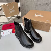Cheap Christian Louboutin Boots For Women #1371760 Replica Wholesale [$115.00 USD] [ITEM#1371760] on Replica Christian Louboutin Boots