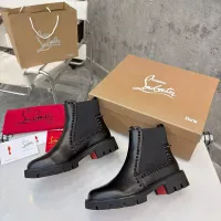 Cheap Christian Louboutin Boots For Women #1371760 Replica Wholesale [$115.00 USD] [ITEM#1371760] on Replica Christian Louboutin Boots