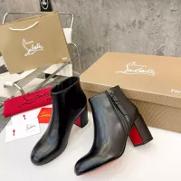 Cheap Christian Louboutin Boots For Women #1371761 Replica Wholesale [$105.00 USD] [ITEM#1371761] on Replica Christian Louboutin Boots