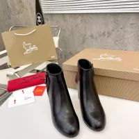 Cheap Christian Louboutin Boots For Women #1371761 Replica Wholesale [$105.00 USD] [ITEM#1371761] on Replica Christian Louboutin Boots