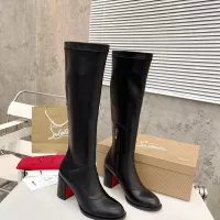 Cheap Christian Louboutin Boots For Women #1371773 Replica Wholesale [$108.00 USD] [ITEM#1371773] on Replica Christian Louboutin Boots