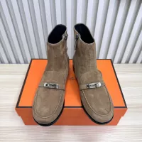 Cheap Hermes Boots For Women #1371839 Replica Wholesale [$135.00 USD] [ITEM#1371839] on Replica Hermes Boots