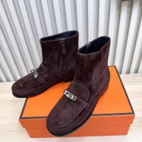 Cheap Hermes Boots For Women #1371846 Replica Wholesale [$135.00 USD] [ITEM#1371846] on Replica Hermes Boots