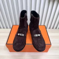 Cheap Hermes Boots For Women #1371846 Replica Wholesale [$135.00 USD] [ITEM#1371846] on Replica Hermes Boots