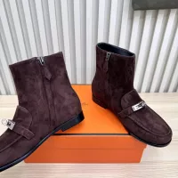 Cheap Hermes Boots For Women #1371846 Replica Wholesale [$135.00 USD] [ITEM#1371846] on Replica Hermes Boots