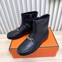 Cheap Hermes Boots For Women #1371849 Replica Wholesale [$135.00 USD] [ITEM#1371849] on Replica Hermes Boots