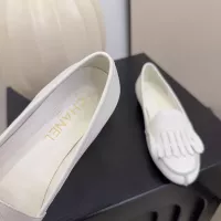 Cheap Chanel Leather Shoes For Women #1371943 Replica Wholesale [$112.00 USD] [ITEM#1371943] on Replica Chanel Leather Shoes