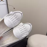 Cheap Chanel Leather Shoes For Women #1371943 Replica Wholesale [$112.00 USD] [ITEM#1371943] on Replica Chanel Leather Shoes