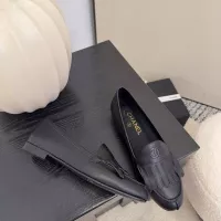 Cheap Chanel Leather Shoes For Women #1371946 Replica Wholesale [$112.00 USD] [ITEM#1371946] on Replica Chanel Leather Shoes