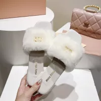 Cheap MIU MIU Slippers For Women #1371950 Replica Wholesale [$96.00 USD] [ITEM#1371950] on Replica MIU MIU Slippers