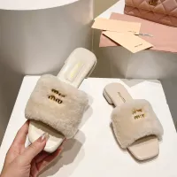 Cheap MIU MIU Slippers For Women #1371951 Replica Wholesale [$96.00 USD] [ITEM#1371951] on Replica MIU MIU Slippers