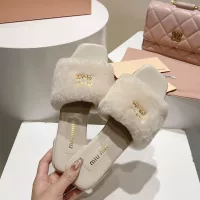 Cheap MIU MIU Slippers For Women #1371951 Replica Wholesale [$96.00 USD] [ITEM#1371951] on Replica MIU MIU Slippers