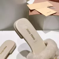 Cheap MIU MIU Slippers For Women #1371951 Replica Wholesale [$96.00 USD] [ITEM#1371951] on Replica MIU MIU Slippers