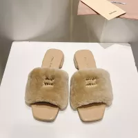 Cheap MIU MIU Slippers For Women #1371952 Replica Wholesale [$96.00 USD] [ITEM#1371952] on Replica MIU MIU Slippers