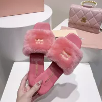 Cheap MIU MIU Slippers For Women #1371953 Replica Wholesale [$96.00 USD] [ITEM#1371953] on Replica MIU MIU Slippers