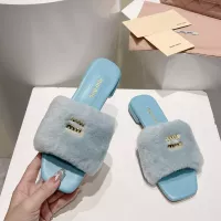 Cheap MIU MIU Slippers For Women #1371954 Replica Wholesale [$96.00 USD] [ITEM#1371954] on Replica MIU MIU Slippers