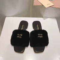 Cheap MIU MIU Slippers For Women #1371956 Replica Wholesale [$96.00 USD] [ITEM#1371956] on Replica MIU MIU Slippers
