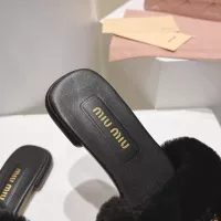 Cheap MIU MIU Slippers For Women #1371956 Replica Wholesale [$96.00 USD] [ITEM#1371956] on Replica MIU MIU Slippers