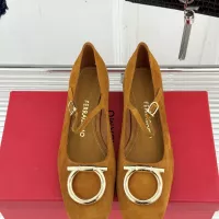 Cheap Salvatore Ferragamo High-Heeled Shoes For Women #1371963 Replica Wholesale [$112.00 USD] [ITEM#1371963] on Replica Salvatore Ferragamo High-Heeled Shoes