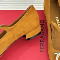 Cheap Salvatore Ferragamo High-Heeled Shoes For Women #1371963 Replica Wholesale [$112.00 USD] [ITEM#1371963] on Replica Salvatore Ferragamo High-Heeled Shoes
